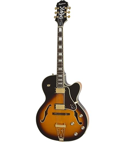 Amazon.com: Epiphone Sheraton II PRO Gold Hardware, Vintage
